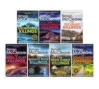 DI Ruth Hunter Series 1-7 Books Collection Set By Simon McCleave (The Snowdonia Killings, The Harlech Beach, The Dee Valley, Devil's Cliffs, The Berwyn River, White Forest & Solace Farm Killings)