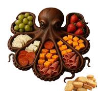 Di Salumi Di Octopus - Piatti Per La Cena Dei Vassoi Di Frutta, Consiglio Di Salumi Della Fattoria | Piatti Da Cucina Da Cucina Set Con Carne Di Formaggio Frutta Amanti Di Pesce Intrattenitori