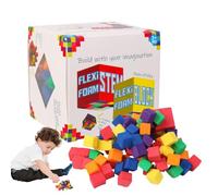 di schiuma morbida - Giochi interattivi genitore-figlio, di schiuma impilabili per il gioco sensoriale | Cubi da costruzione per l'asilo, giocattoli educativi sicuri per la casa
