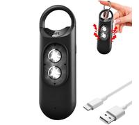 , Di Sicurezza - Allarme Di Sicurezza Personale Da 9,9 * 3,2 Cm Per Donne | Allarme Personale Con Suono Da 130 DB Con Luce Stroboscopica Per Studenti, Ragazze Anziane, Sorella, Senior College,