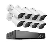 Di Sicurezza CCTV DVR H.265+ 5MP Lite Ultra HD 8CH 4/8PCS Kit Videosorveglianza Con Telecamera For Visione Notturna EXIR Da For Esterni(1T,8Pcs Camera kitsA8)