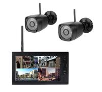 Di Sicurezza Domestica Con Monitor LCD Da 7", 1/2/3/4 Telecamere, Registrazione Wireless 2.4G Su Scheda SD, Allarme PIR, Sorveglianza CCTV Digitale DVR A 4 Canali(602D12)
