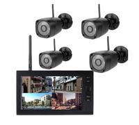 Di Sicurezza Domestica Con Monitor LCD Da 7", 1/2/3/4 Telecamere, Registrazione Wireless 2.4G Su Scheda SD, Allarme PIR, Sorveglianza CCTV Digitale DVR A 4 Canali(602D14)