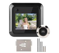 di Sicurezza Domestica Telecamera per Porta Smart Door Viewer da 2,4 Pollici Display LCD TFT da 0,3 MP Telecamera Grandangolare da 95 ° Registrazione Fotografica