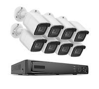 Di Sicurezza Video Rete 4K Ultra HD POE Registrazione Audio Telecamera IP Registratore NVR 8MP Kit Sorveglianza CCTV Buona Qualità Dell'Immagine(None,8PCS Cameras)