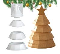 Di Silicone Per Il Natale - Realizzazione Di Decorazioni Riutilizzabili,Stampo in Silicone per Calendario Perpetuo ad Albero di Natale | Per Festività Invernali Bambini Adulti Famiglia Casa Scuola Fes