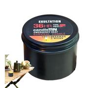 di sopravvivenza - 36 ore, 3 stoppini di cotone, per la casa | Candela per pilastro impermeabile, inodore e senza fumo | Emergenza, tagli elettrici, uso domestico, preghiera, veglia, c