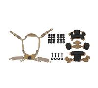 di Sospensione del Quadrante del Casco Sottogola con Imbottitura in Memory Foam Materiale in Nylon per Caschi MICH Veloci Wendy FMA EXF (Yosooegxsf83hg7-12)