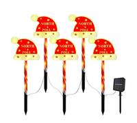 di stake di Natale, auto/off, impermeabili, per percorso, Farm, Walkway, Backyard Decoration, Perfect for Holiday Festivities and Outdoor Lighting