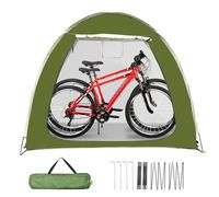 di stoccaggio per bicicletta, telo portatile per moto, di stoccaggio bici resistente alle intemperie all'aperto con accesso a doppio lato per giardino terrazzo e cortile