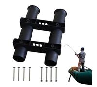 di supporto per canna da pesca, supporto a , contenitore per rimorchio per barca, base in antiscivolo, in alluminio resistente, ideale per organizzare attrezzature per pesca