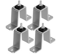 di supporto per unità CA, 4 pezzi condensatore separato ammortizzatore di vibrazioni | Piedini di montaggio per condizionatore d'aria in acciaio inox per il miglioramento della casa, cortile