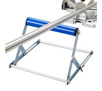 di supporto regolabile per macchina da taglio base con rulli | Materiale: telaio pieghevole regolabile in altezza con accessorio per supporto in metallo
