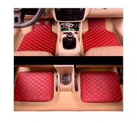 Di Tappetini Per Auto Tappetini auto in pelle da 4 pezzi resistenti e protettivi per tutti i veicoli accessori interni poggiapiedi per auto Tappetini Auto In(Red)