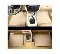 Di Tappetini Per Auto Tappetini auto in pelle da 4 pezzi resistenti e protettivi per tutti i veicoli accessori interni poggiapiedi per auto Tappetini Auto In(Beige)