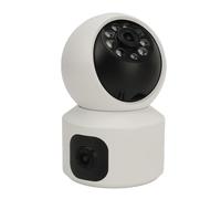 di Telecamere di Sicurezza Domestica, Telecamera per Animali Domestici Inclinabile WiFi Interna Plug-in HD da 3 MP, Baby Monitor, Visione Notturna, Audio Bidirezionale,