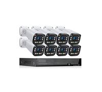 Di Telecamere Di Sicurezza Poe 4K 8MP Obiettivo Con Messa A Fuoco Automatica Obiettivo 2.8-10mm Zoom 4x Kit Telecamere Di Sorveglianza Vedio Set Ourdoor(3T,8CH Nvr 8 Pcs 4K Cam)