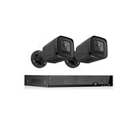Di Telecamere Di Videosorveglianza A Livello Di Luce Nera Kit Di Telecamere IP Di Sicurezza For Esterni Protezione Di Sicurezza Esterna(4T,8CH NVR and 2 Camera)
