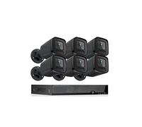 Di Telecamere Di Videosorveglianza A Livello Di Luce Nera Kit Di Telecamere IP Di Sicurezza For Esterni Protezione Di Sicurezza Esterna(3T,8CH NVR and 6 Camera)