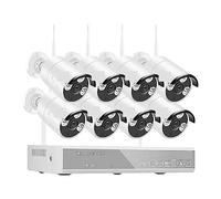 Di Telecamere Di Videosorveglianza Con Kit NVR WiFi Wireless Set Di Telecamere Di Sicurezza CCTV For Esterni Smart Home Da 2 MP(2T,8 Cam with 8CH NVR)