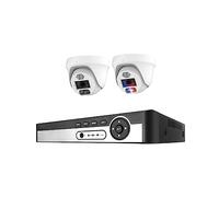 Di Telecamere Sicurezza 4K 8MP 8CH POE NVR AI Face Detect Dome Set Videosorveglianza Notturna A Colori Audio A Due Vie For Interni Buona Qualità Dell'Immagine(None,8CH NVR 2 CAM 8MP)