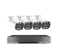 Di Telecamere Sicurezza NVR POE 4K 5MP Kit 8CH Telecamera Bullet IP For Esterni Videosorveglianza CCTV For Casa E Azienda(2T,8CH NVR 4pcs camera)