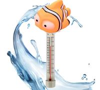 di temperatura dello stagno - Termometro a piscina galleggiante, monitoraggio delle temperature 'acqua, vasca idromassaggio e lettore di bagno, acquario e manometro per l'acqua del lago | Fo