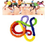 di tosaerba per prato - Elastic Rainbow Rope per bambini, Band della Elastics | Pile movimenti multiplayer bannd, corde di rinculo di reclama, fasce elastiche colorate per rondin