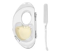 di trucco acrilico con bastone, vassoio di prova per fondotinta liquido - Palette di strumenti per il trucco, per truccatore con bastone di miscelazione di colori per polvere di