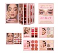 Di Trucco Con Glitter - Set Di Fard Per Occhi Cinquanta E Bordo Colorato Del Viso Di Lunga Durata Con Alto Contenuto Di Pigmento, Kit Cosmetico Vibrante | Stile