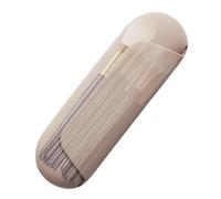 di Trucco in Silicone - Scatola Organizzatore per Trucco Scatola Antipolvere di Silicone - Spazzole cosmetiche di Conservazione delle Matite del Sopracciglio per Viaggi, Campeggio, Kaki, Consulte la
