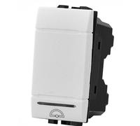 Di Tutto Per Tutti® Pulsante Unipolare 1P 16A Serie Compatibile Living Light (Bianco)