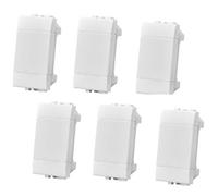 Di Tutto Per Tutti® Set 6 Pezzi Copriforo Falso Polo Compatibile Living light Bianco