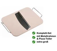 Di Valore Pietra per Pizza Set 38 x 30cm Incl. Supporto E Schneider