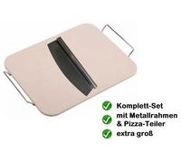 Di Valore Pietra per Pizza Set 38 x 30cm Incl. Supporto E Schneider