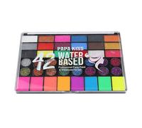 di vernice per il viso - pittura per il viso a base d'acqua, kit professionale degli artisti | Kit di colori atossici, strumento facile da applicare, consistenza liscia per il trucco