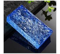 di vetro, Mattoni di vetro 20x10x5 cm multicolore trasmissione della luce tagliabili resistenti agli urti for pareti divisorie fai da te for ufficio domestico(Blue-a)