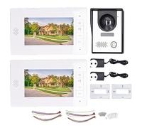 di Videocitofono, di Videocitofono con Monitor da 2 Pezzi da 7 Pollici per Visione Notturna Dell'ufficio di Villa House (Spina europea)
