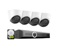 Di Videosorveglianza POE Da 3 MP, Kit CCTV, Registratore NVR 8 Canali, Telecamera IP Smart IR Con Visione Notturna, Microfono Integrato(1T)