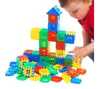 di Waffle, di Blocco | di waffle Divertenti Stamping Building Giocattoli | Giocattoli Rod sensoriale Creativo Costruzione di Rod Toys Piattaforma Il Tuo