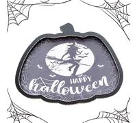 di zucca di Halloween - Vassoio per vassoio di zucca, per torta a tema zucca | Tagliere per salumi a forma di legno, tavola per antipasti, vassoio di servic