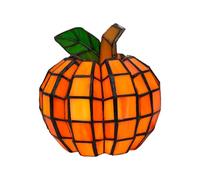 di zucche - di zucche decorative, statuetta illuminata a batteria, per interni ed esterni, autunno, tavolo, camera da , bagno