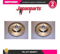 DI201 Coppia Disco freno anteriore (MARCA-JAPANPARTS).