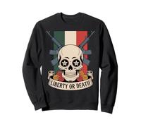 Dia de Los Muertos Calavera - libertà o Morte Messicana Felpa