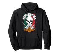 Dia de Los Muertos Calavera - libertà o Morte Messicano Gun Felpa con Cappuccio