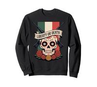 Dia de Los Muertos Calavera - Orgoglio Messicano della libertà o della Morte Felpa