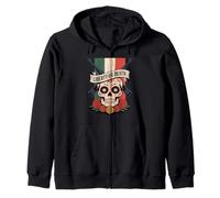 Dia de Los Muertos Calavera - Orgoglio Messicano della libertà o della Morte Felpa con Cappuccio