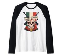 Dia de Los Muertos Calavera - Orgoglio Messicano della libertà o della Morte Maglia con Maniche Raglan
