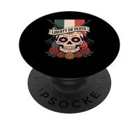 Dia de los Muertos Calavera - Orgoglio messicano della libertà o della morte PopSockets PopGrip Adesivo