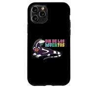 Dia De Los Muertos Gecko Skeleton Soul Day Of Dead Halloween Custodia per iPhone 11 Pro